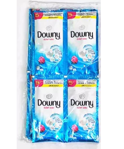 ดาวน์นี่ (Downy) Downy ดาวน์นี่ ผลิตภัณฑ์ซักผ้า กลิ่นซันไรท์ เฟรช คลีน สีฟ้า 35มล. แพ็ค12 ซอง   