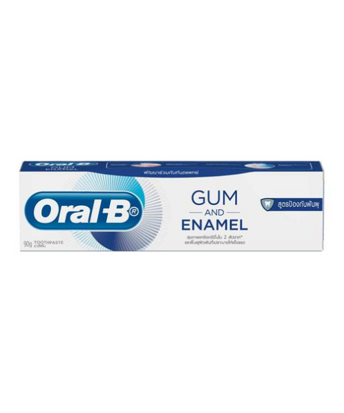 ออรัล-บี (Oral-B) Oral-B ออรัลบี ยาสีฟัน กัมแอนด์อินาเมล สูตรป้องกันฟันผุ 90 กรัม   