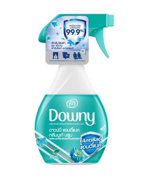 ดาวน์นี่ (Downy) Downy ดาวน์นี่ แอนตี้แบค ผลิตภัณฑ์ฆ่าเชื้อแบคทีเรีย และ ขจัดกลิ่นบนผ้า กลิ่นบูเก้ บลูม 370 มล.  