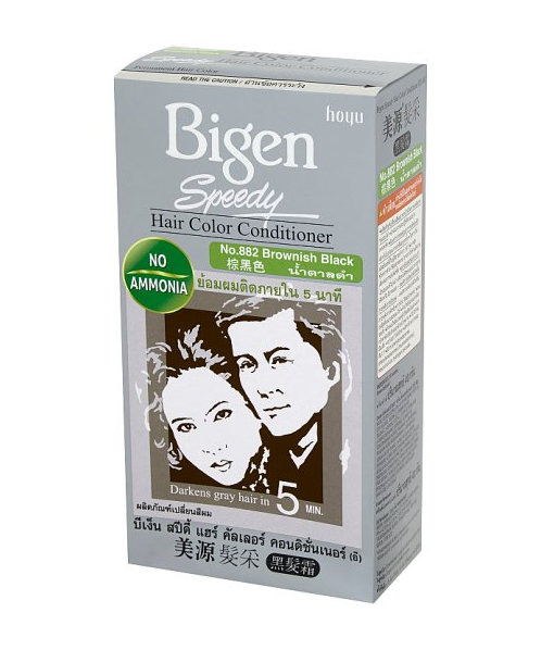 บีเง็น(Bigen) Bigen บีเง็น สปีดี้ แฮร์ คัลเลอร์ ผลิตภัณฑ์เปลี่ยนสีผม 882 น้ำตาลดำ  