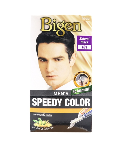 บีเง็น(Bigen) Bigen บีเง็น เมนส์ สปีดี้ คัลเลอร์ ผลิตภัณฑ์เปลี่ยนสีผม 101 ดำธรรมชาติ  