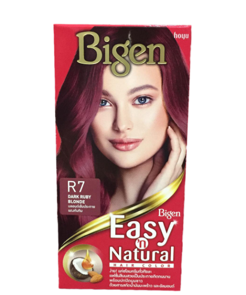 บีเง็น(Bigen) Bigen บีเง็น อีซี่ส์ แอนด์ เนเชอรัล ผลิตภัณฑ์เปลี่ยนสีผม R7 บลอนด์เข้มประกาย  