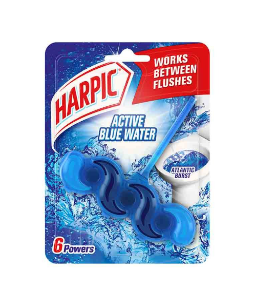 ฮาร์ปิค(HARPIC)  ฮาร์ปิค แอตแลนติก เบิสท์ ผลิตภัณฑ์กำจัดคราบโถสุขภัณฑ์ 35 กรัม - 