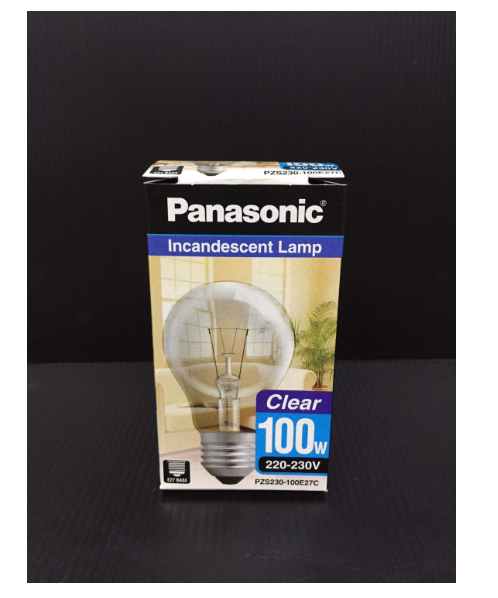 พานาโซนิค (Panasonic) PANASONIC พานาโซนิค หลอดใส ขั้วเกลียว รุ่น PZS230- E27C แสงวอร์มไวท์ ขนาด 100 วัตต์  