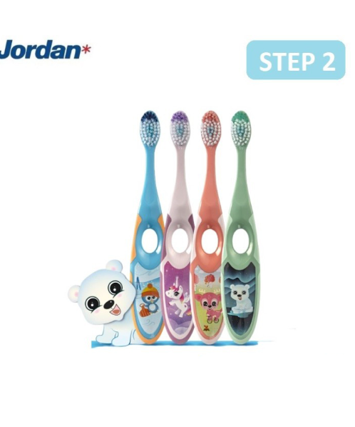 จอร์แดน(Jordan) Jordan จอร์แดน แปรงสีฟันเด็ก  kid Step2 อายุ 3-5 ปี   