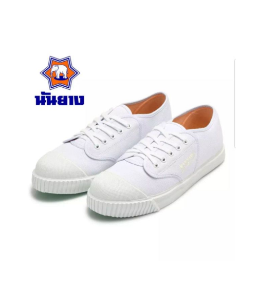 นันยาง(NANYANG) รองเท้าผ้าใบ นันยาง สีขาว เบอร์ 31  สีขาว