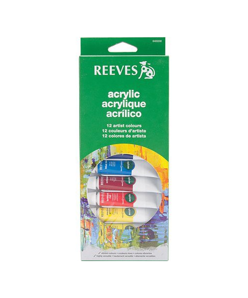 รีฟส์ (Reeves) Reeves รีฟ สีอะดรีลิคชุด 12*10 มล. (780804850390) - 