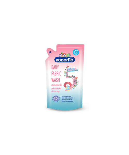 โคโดโม (KODOMO) โคโดโม ผลิตภัณฑ์ซักผ้าเด็ก สูตรนิวบอร์น กลิ่นลิตเติ้ล แองเจิล ชนิดถุงเติม 600 มล.   
