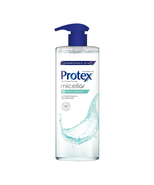 โพรเทคส์ (Protex) โพรเทคส์ ครีมอาบน้ำ ไมเซล่า โพรเทค แอนด์ ดีท็อกซ์ 475 มล.  