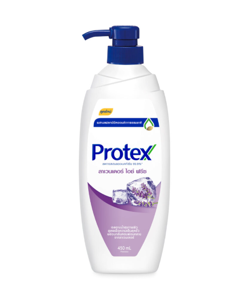 โพรเทคส์ (Protex) โพรเทคส์ ครีมอาบน้ำ ลาเวนเดอร์ ไอซ์ฟรีซ 450 มล. - 