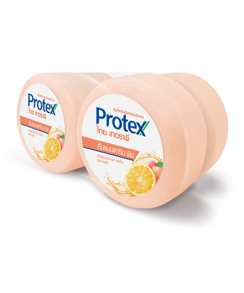 โพรเทคส์ (Protex) โพรเทคส์ สบู่ ไทยเทอราพี ส้มแมนดารินพีช 160 กรัม (แพ็ก 4 ก้อน)   