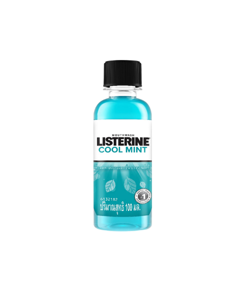 ลิสเตอรีน (Listerine) Listerine ลิสเตอรีน คูลมินต์ น้ำยาบ้วนปาก 100 มล.  