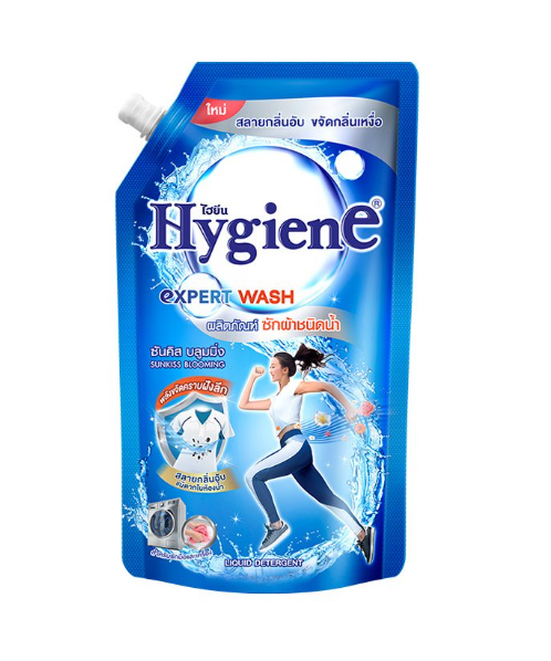 ไฮยีน (Hygiene) ไฮยีน เอ็กซ์เพิร์ท วอช ผลิตภัณฑ์ซักผ้าชนิดน้ำ กลิ่นซันคิส บลูมมิ่ง 600 มล.   