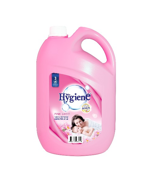 ไฮยีน (Hygiene) น้ำยาปรับผ้านุ่ม ไฮยีน กลิ่น Pink Sweet (สีชมพู) ขนาด 3500 มล.  