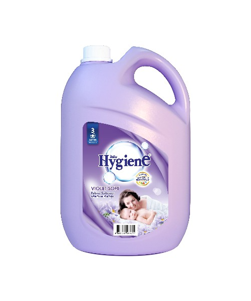ไฮยีน (Hygiene) น้ำยาปรับผ้านุ่ม ไฮยีน กลิ่น Violet Soft (สีม่วง) ขนาด 3500 มล.  