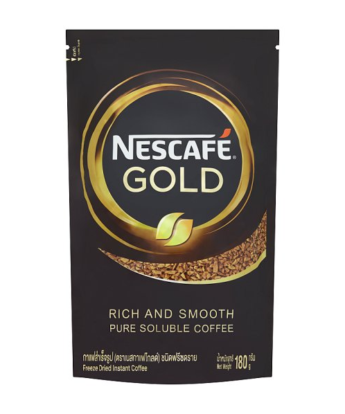 เนสกาแฟ (Nescafe) เนสกาแฟ โกลด์ กาแฟสำเร็จรูป ชนิดฟรีซดราย 180 กรัม   