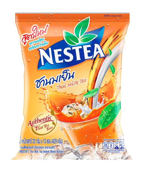 เนสที (NESTEA) Nestea เนสที ชานมปรุงสำเร็จชนิดผง น้ำหนักสุทธิ 33 กรัม (33กรัม x 13 ซอง)   