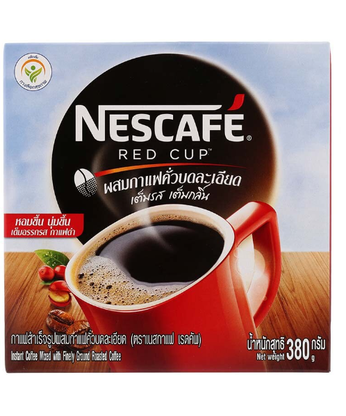 เนสกาแฟ (Nescafe) เนสกาแฟ เรดคัพ กาแฟสำเร็จรูปผสมกาแฟคั่วบดละเอียด 380 กรัม  
