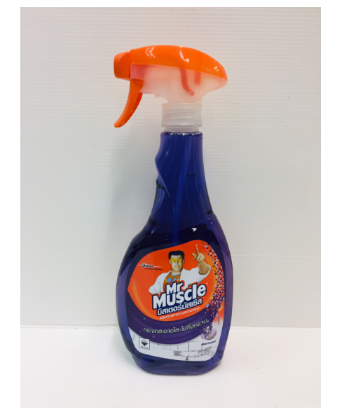  มิสเตอร์มัสเซิล (Mr.Muscle) มิสเตอร์มัสเซิล ผลิตภัณฑ์ทำความสะอาดกระจก กลิ่นลาเวนเดอร์ 520 มล.  