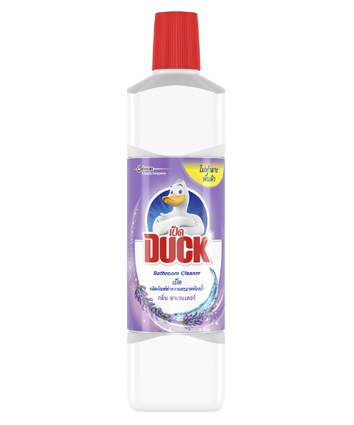 เป็ด (Duck) DUCK น้ำยาล้างห้องน้ำ เป็ด กลิ่น ลาเวนเดอร์ ขนาด 900 มล. สีม่วง  