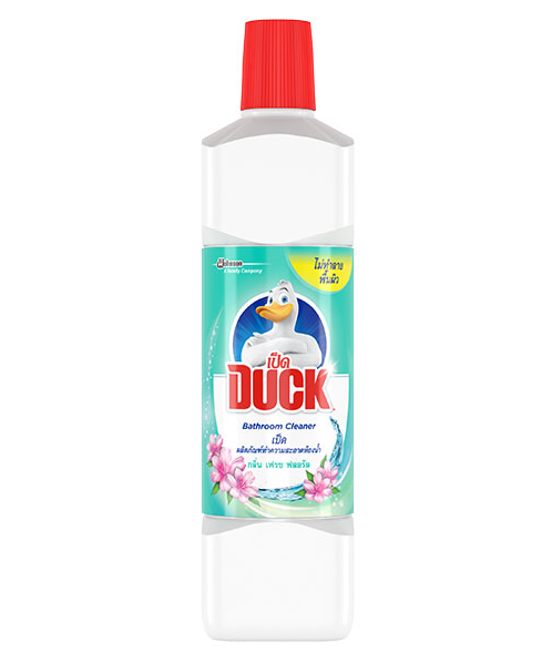เป็ด (Duck) เป็ด ผลิตภัณฑ์ทำความสะอาดห้องน้ำ กลิ่นเฟรช ฟลอรัล 900 มิลลิลิตร  