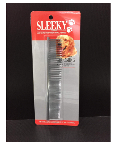 สลิคกี้(SLEEKY) Sleeky สลิคกี้ หวี/แปรง สำหรับสุนัขไม่มีด้าม 1 ชิ้น   