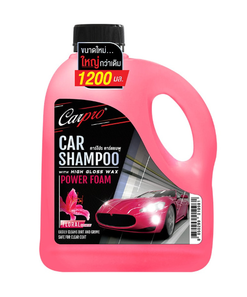 คาร์โปร(Carpro) Carpro คาร์โปร แชมพูล้างรถ กลิ่น ฟลอรัล 1200 มล.  