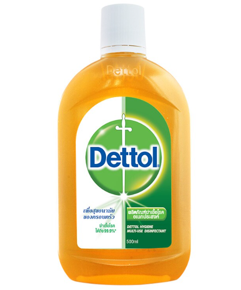 เดทตอล (Detol) Dettol เดทตอล น้ำยาฆ่าเชื้อโรค เอนกประสงค์ 500 มล.   