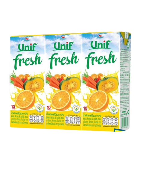 ยูนิฟ(Unif) Unif ยูนิฟ น้ำผักผลไม้รวม น้ำผักรวม 40% (180 มล.x 3 กล่อง)  