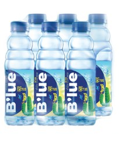 บูล(Blue)  บลู น้ำผสมวิตามินบี 3 บี 6 และ บี 12 กลิ่นแคกตัส 500 มล. P6 - 
