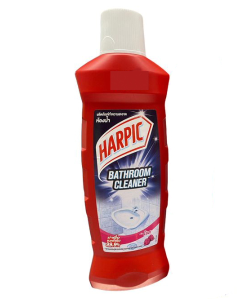 ฮาร์ปิค(HARPIC)  HARPIC ฮาร์ปิค ผลิตภัณฑ์ทำความสะอาดห้องน้ำ กลิ่น โรส 450 มล.  