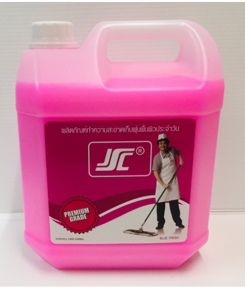 เจ เอส ซี (JSC) ผลิตภัณฑ์ทำความสะอาดพื้นเก็บฝุ่นพื้นผิวประจำวัน (สีชมพู) 3,800 มล. JSC  