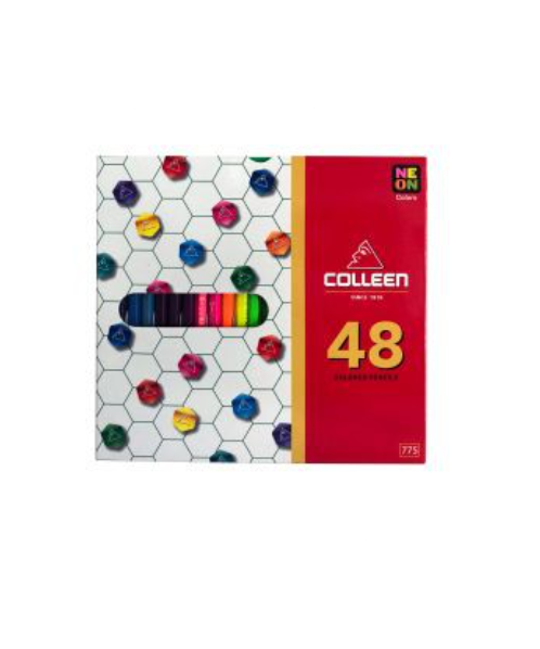 คอลลีน (COLLEEN) COLLEEN สีไม้ Colleen 48 สี 48 แท่ง กล่องกระดาษ (8851316006932) - 