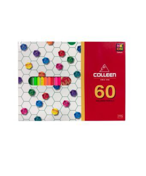 คอลลีน (COLLEEN) COLLEEN สีไม้ Colleen 60 สี 60 แท่ง กล่องกระดาษ (8851316009025) - 