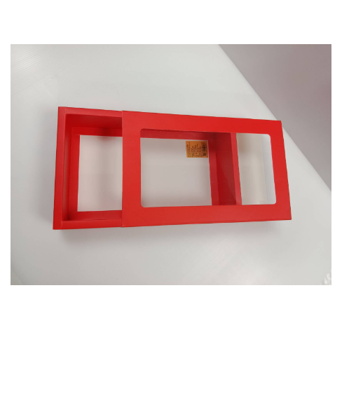 เอ็ม.ที.เฟเวอร์กิ๊ฟ กล่องของขวัญแบบเลื่อนสีแดง ไซส์ L (มีหน้าต่าง) ขนาด 16x26x6 ซม.  