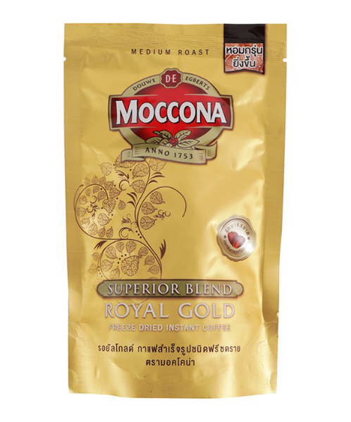 มอคโคน่า (Moccona) มอคโคน่า โรยัลโกลด์ กาแฟสำเร็จรูปชนิดฟรีสดราย ขนาด 50 ก. - 