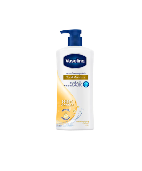 วาสลีน (Vaseline) วาสลีน สกิน รีพลีนิชชิ่ง ครีมอาบน้ำ เพื่อผิวสุขภาพดีและเนียนนุ่มชุ่มชื่น 450 มล.   