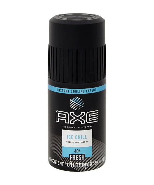 แอ๊กซ์ (AXE) AXE แอ็กซ์ ไอซ์ ชิล สเปรย์น้ำหอมระงับกลิ่นกาย 50มล.   