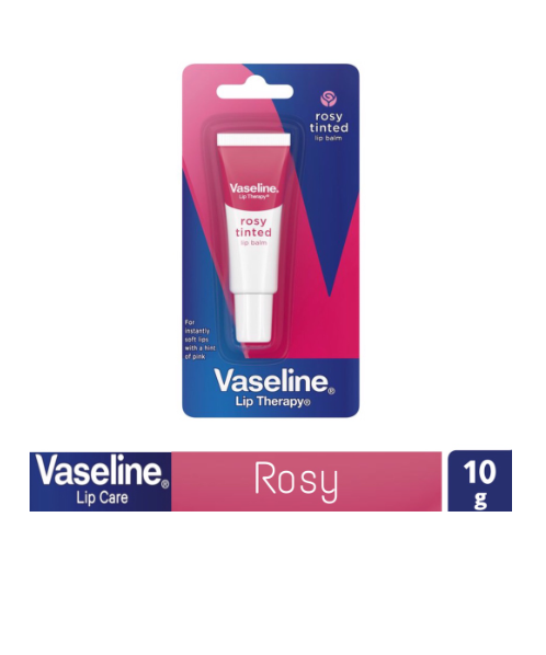 วาสลีน (Vaseline) Vaseline วาสลีน ลิป เทอราพี ลิปบาล์ม Rosy Tinted 10 กรัม  