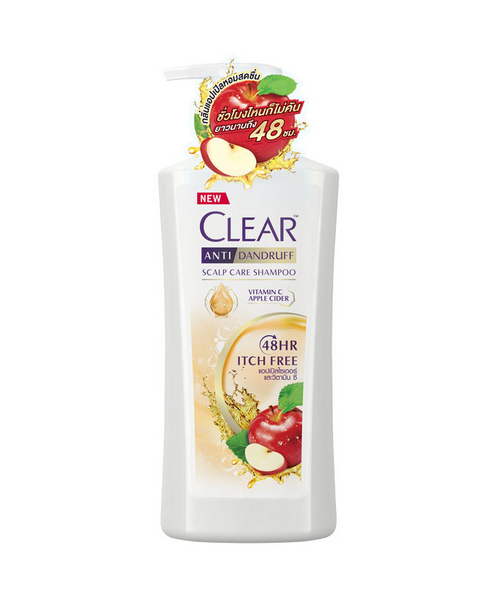 เคลียร์ (CLEAR) Clear เคลียร์ แชมพู อิทช์ฟรี แอปเปิ้ลไซเดอร์ 435 มล.   