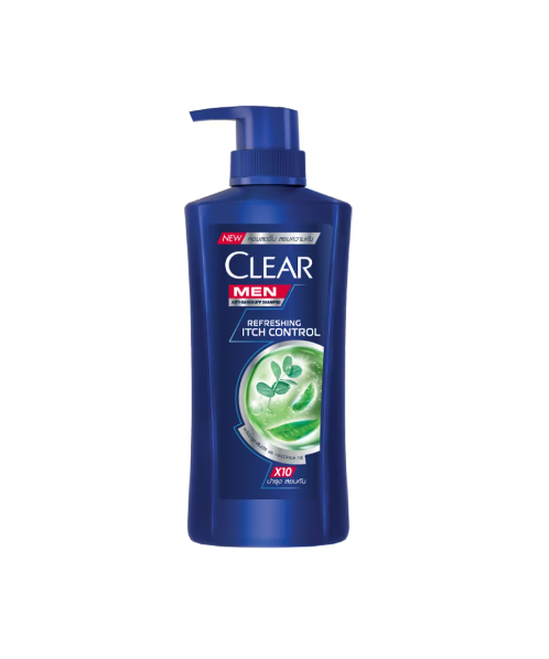 เคลียร์ (CLEAR) Clear เคลียร์ เมน แอนตี้แดนดรัฟ แชมพู รีเฟรชชิ่ง อิช คอนโทรล 390 มล.   