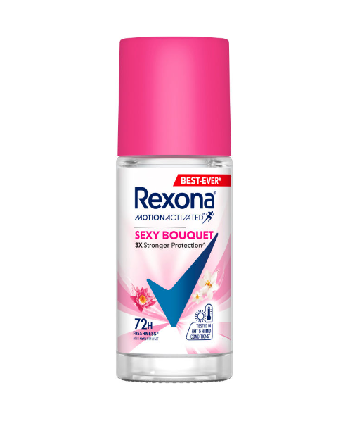 เรโซนา (REXONA) Rexona เรโซนา โรลออนระงับกลิ่นกาย เซ็กซี่ บูเก้ 45 มล.  