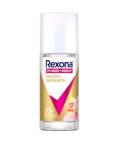 เรโซนา (REXONA) Rexona เรโซนา โรลออนระงับกลิ่นกาย ซากุระ เรเดียนซ์ 45 มล.  