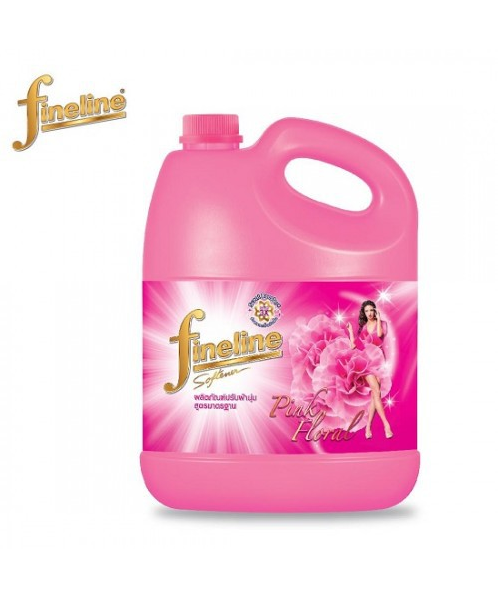 ไฟน์ไลน์ (Fineline)  ไฟน์ไลน์ น้ำยาปรับผ้านุ่ม กลิ่น Pink Floral(สีชมพู) ขนาด 3500 มล.  
