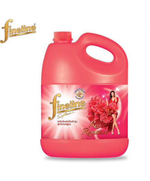 ไฟน์ไลน์ (Fineline)  ไฟน์ไลน์ น้ำยาปรับผ้านุ่ม กลิ่น Red Romance(สีแดง) ขนาด 3500 มล.  