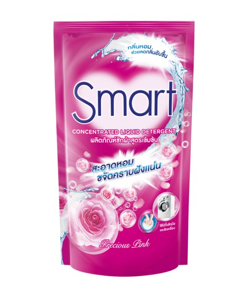 สมาร์ท (Smart) สมาร์ท พรีเชียส พิ้งค์ ผลิตภัณฑ์ซักผ้าสูตรเข้มข้น ชนิดเติม 700 มล.   