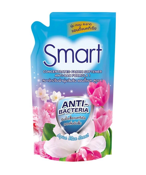 สมาร์ท (Smart) Smart สมาร์ท น้ำยาปรับผ้านุ่มสูตรเข้มข้นพิเศษ แอนตี้แบคทีเรีย 530 มล.   