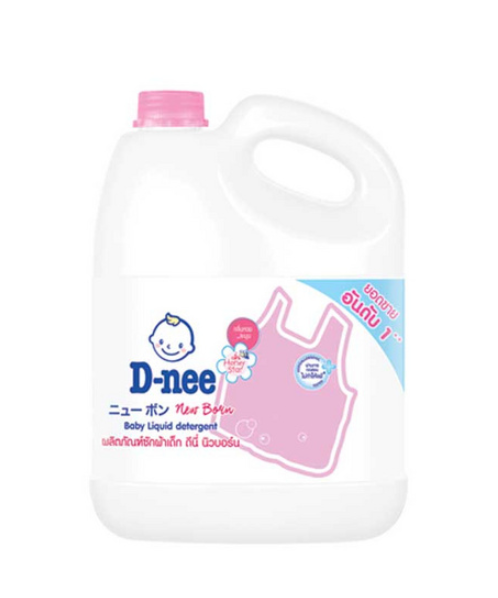 ดีนี่ (D-Nee) ดีนี่ผลิตภัณฑ์ซักผ้าเด็ก ดีนี่ นิวบอร์น กลิ่นHoney Star แบบแกลลอน ขนาด 3000 มล  