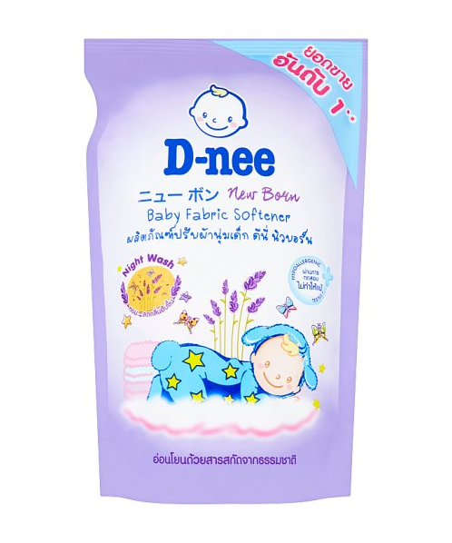 ดีนี่ (D-Nee) ดีนี่ นิวบอร์น ผลิตภัณฑ์ปรับผ้านุ่มเด็ก กลิ่นลิตเติ้ล สตาร์ ชนิดเติม 600มล.   