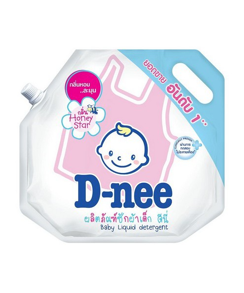 ดีนี่ (D-Nee) D-NEE ดีนี่ น้ำยาซักผ้าเด็ก กลิ่น Honey Star 1800 มล.   